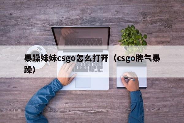 暴躁妹妹csgo怎么打开（csgo脾气暴躁）